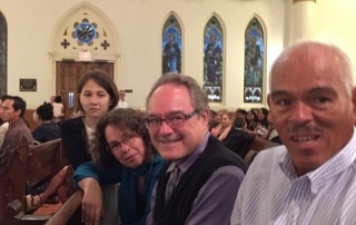 Lori, Mitch, Jose, Niraya at Baptism May 16, 2015