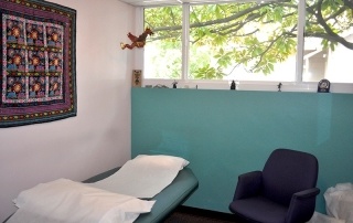 Acupuncture treatment room