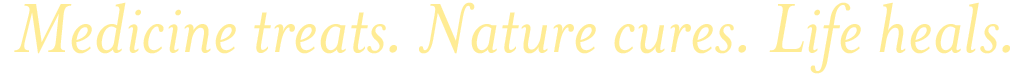 Medicine Treats. Nature cures. Life heals. Mitch Stargrove, Lori Stargrove, Sara Snyder