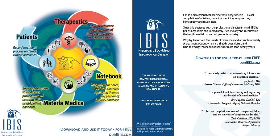 Software: Integrative BodyMind Information System (IBIS)